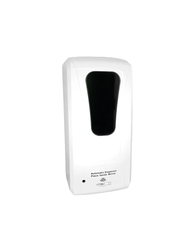 CI | Dispensador Para Gel Y Jabon Q-Connect Automatico Sensor Y Soporte Metalico 152 Cm Alto 13X11,5X27 Cm 1000 Ml Blanco