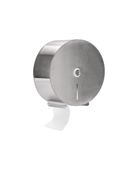 CI | Dispensador q-connect de papel higienico jumbo acero inoxidable 115x254x265 mm