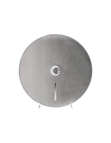 CI | Dispensador q-connect de papel higienico jumbo acero inoxidable 115x254x265 mm