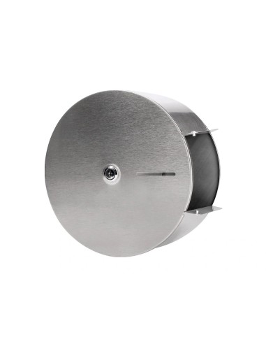 CI | Dispensador q-connect de papel higienico jumbo acero inoxidable 115x254x265 mm