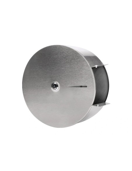 CI | Dispensador q-connect de papel higienico jumbo acero inoxidable 115x254x265 mm