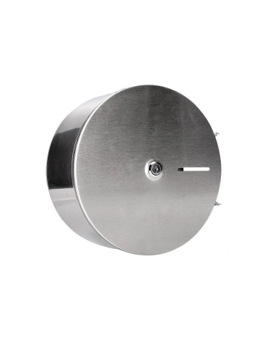 CI | Dispensador q-connect de papel higienico jumbo acero inoxidable 115x254x265 mm