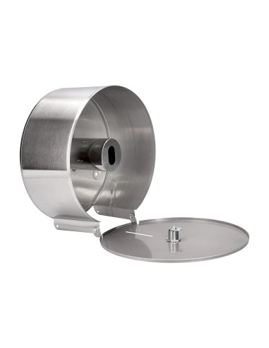 CI | Dispensador q-connect de papel higienico jumbo acero inoxidable 115x254x265 mm