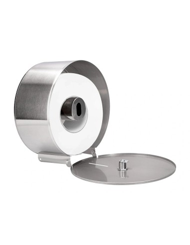CI | Dispensador q-connect de papel higienico jumbo acero inoxidable 115x254x265 mm
