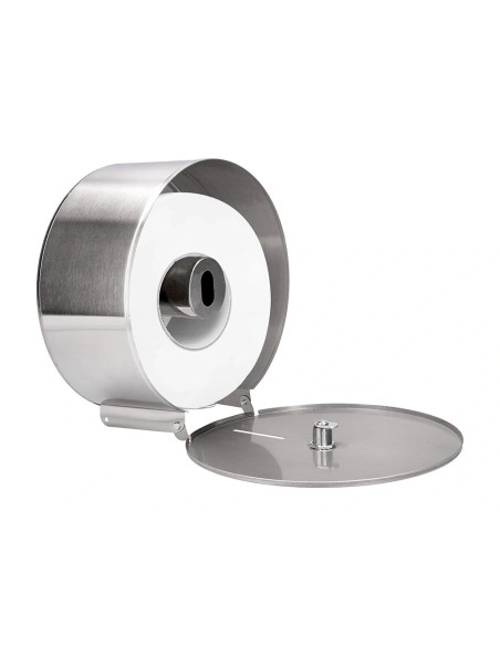 CI | Dispensador q-connect de papel higienico jumbo acero inoxidable 115x254x265 mm