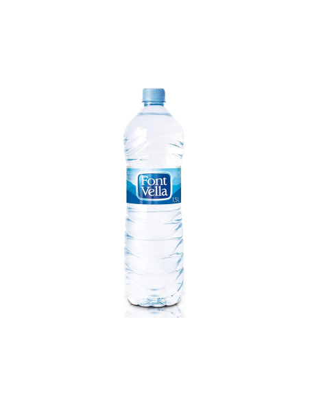 CI | Agua mineral natural font vella botella sant hilari 1,5l