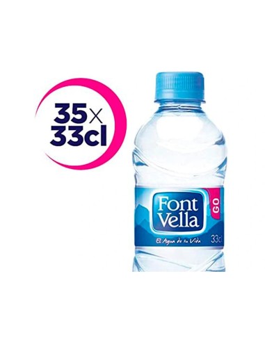 CI | Agua mineral natural font vella botella sant hilari 330ml