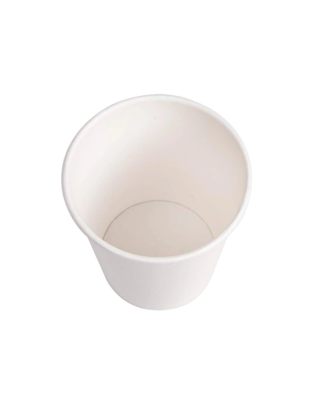 CI | Vaso De Carton Biodegradable Blanco 360 Cc Paquete De 40 Unidades