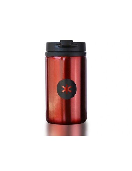 CI | Vaso Antartik Acero Inoxidable Con Tapa Dosificador De Seguridad Y Base Acolchada 290 Ml Color Rojo