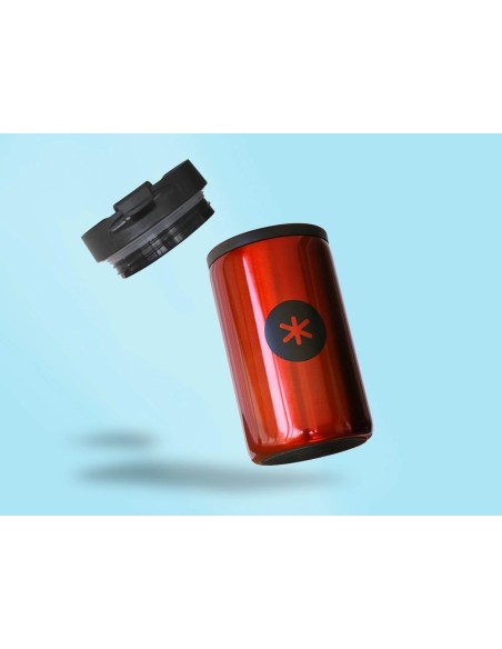 CI | Vaso Antartik Acero Inoxidable Con Tapa Dosificador De Seguridad Y Base Acolchada 290 Ml Color Rojo