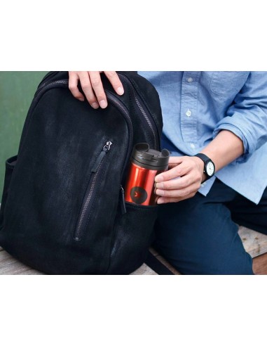 CI | Vaso Antartik Acero Inoxidable Con Tapa Dosificador De Seguridad Y Base Acolchada 290 Ml Color Rojo