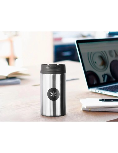 CI | Vaso Antartik Acero Inoxidable Con Tapa Dosificador De Seguridad Y Base Acolchada 290 Ml Color Plata