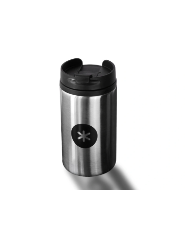 CI | Vaso Antartik Acero Inoxidable Con Tapa Dosificador De Seguridad Y Base Acolchada 290 Ml Color Plata