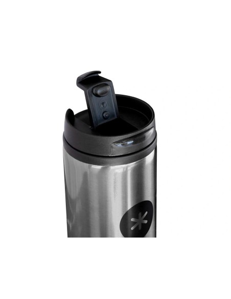 CI | Vaso Antartik Acero Inoxidable Con Tapa Dosificador De Seguridad Y Base Acolchada 290 Ml Color Plata