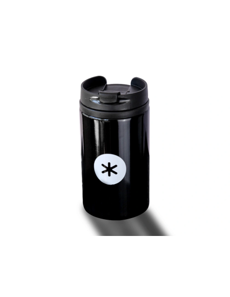 CI | Vaso Antartik Acero Inoxidable Con Tapa Dosificador De Seguridad Y Base Acolchada 290 Ml Color Negro