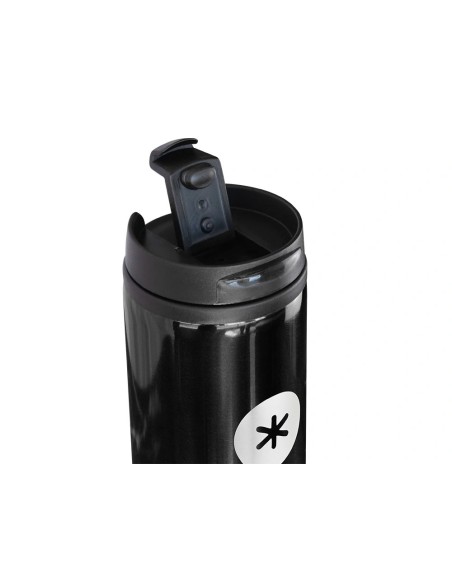 CI | Vaso Antartik Acero Inoxidable Con Tapa Dosificador De Seguridad Y Base Acolchada 290 Ml Color Negro