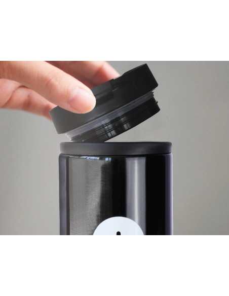 CI | Vaso Antartik Acero Inoxidable Con Tapa Dosificador De Seguridad Y Base Acolchada 290 Ml Color Negro