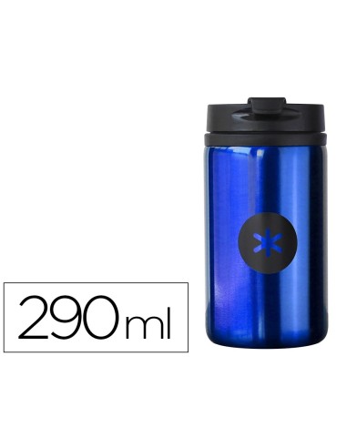 CI | Vaso Antartik Acero Inoxidable Con Tapa Dosificador De Seguridad Y Base Acolchada 290 Ml Color Azul