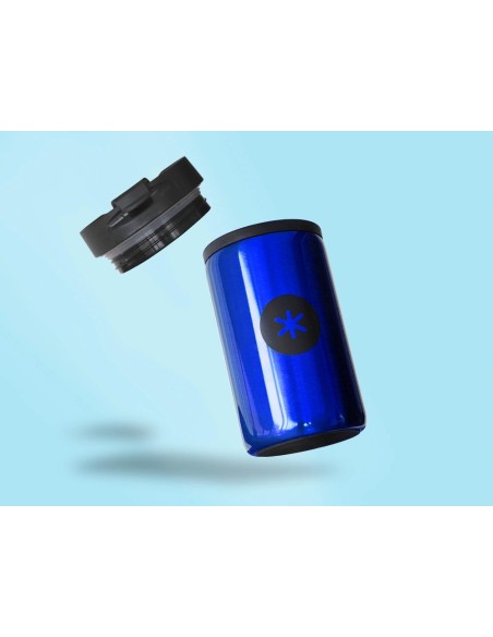 CI | Vaso Antartik Acero Inoxidable Con Tapa Dosificador De Seguridad Y Base Acolchada 290 Ml Color Azul
