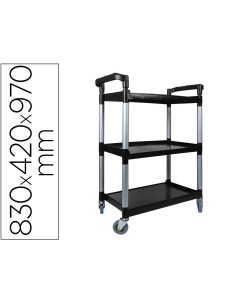 CI | Carro de servicio multifuncional q-connect 3...