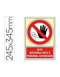 CI | Pictograma syssa señal de prohibicion alto accesible...