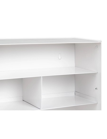 CI | Botiquin Q-Connect Metalico 4 Compartimentos Vacio Primeros Auxilios 330X360X120 Mm