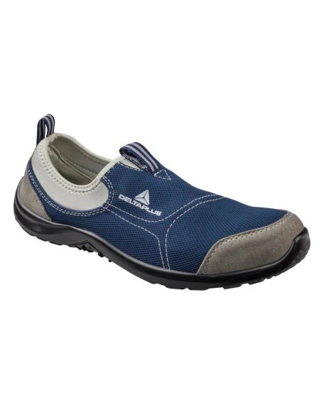 CI | Zapatos de seguridad deltaplus de poliester y algodon con plantilla y puntera - color azul marino talla 43