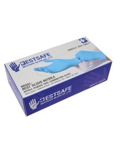 CI | Guantes De Nitrilo Bestsafe Talla L Caja De 100...