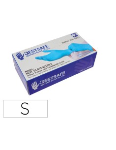 CI | Guantes De Nitrilo Bestsafe Talla S Caja De 100...