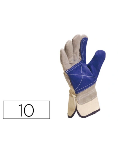 CI | Guantes deltaplus docker serraje vacuno reforzado...
