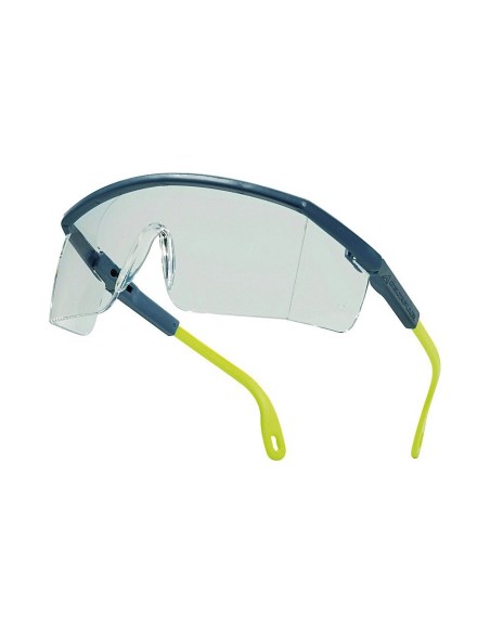 CI | Gafas deltaplus de proteccion policarbonato monobloque incoloro color gris-amarilla uv400
