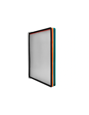 CI | Portacatalogo de pared plastico liderpapel con 10 fundas din a4 colores surtidos