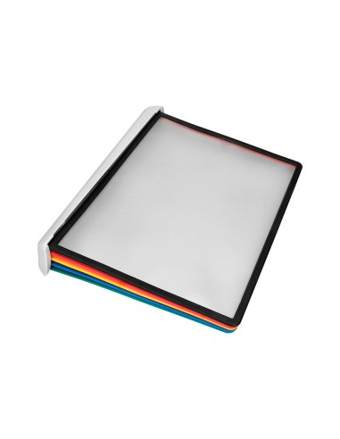 CI | Portacatalogo de pared plastico liderpapel con 10 fundas din a4 colores surtidos