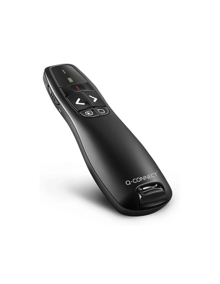 CI | Puntero Laser Q-Connect Para Presentaciones 5 Botones Alcance 20 Mt Micro Usb