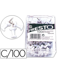 CI | Señalizador de planos presto blanco -caja de 100...