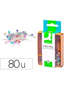 CI | Agujas señalizadoras q-connect -caja de 80 unidades...