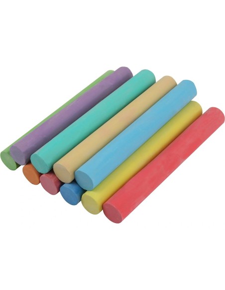 CI | Tiza color antipolvo liderpapel caja de 100 unidades colores surtidos
