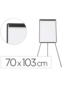 CI | Pizarra blanca q-connect con tripode 100x70 cm para...