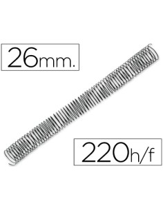 CI | Espiral metalico q-connect 64 5:1 26mm 1,2mm caja de...