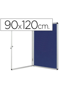 CI | Vitrina de anuncios q-connect mural grande fieltro...