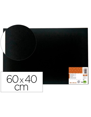 CI | Tablero De Fieltro Liderpapel Mural Color Negro 40X60 Cm