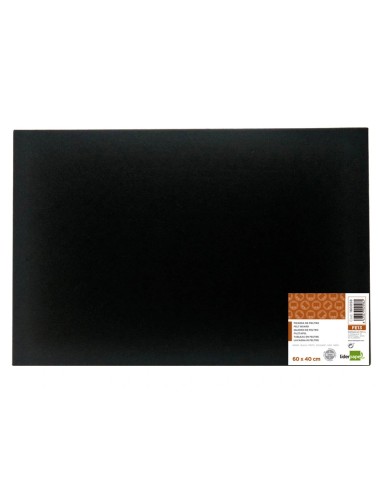 CI | Tablero De Fieltro Liderpapel Mural Color Negro 40X60 Cm