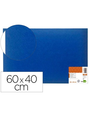 CI | Tablero De Fieltro Liderpapel Mural Color Azul 40X60 Cm