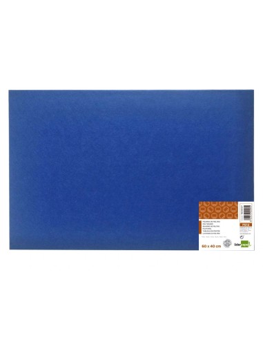 CI | Tablero De Fieltro Liderpapel Mural Color Azul 40X60 Cm