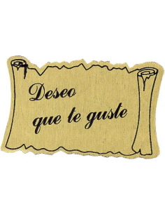 CI | Etiquetas felicidades -deseo que te guste -rollo de...