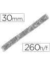 CI | Espiral metalico q-connect 64 5:1 30mm 1,2mm caja de 50 unidades