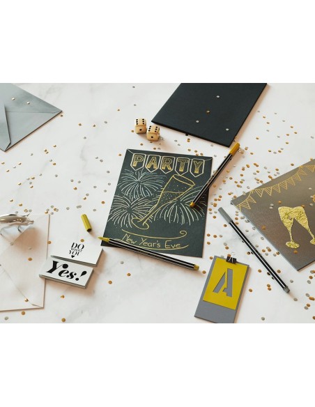 CI | Rotulador stabilo punta de fibra pen 68 metallic estuche plastico de 8 unidades colores surtidos