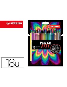 CI | Rotulador stabilo acuarelable pen 68 estuche carton...