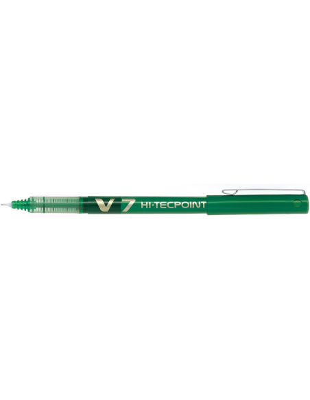 CI | Rotulador pilot punta aguja v-7 verde 0.7 mm