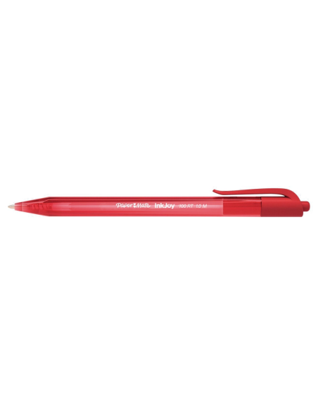 CI | Boligrafo paper mate inkjoy 100 retractil punta media rojo